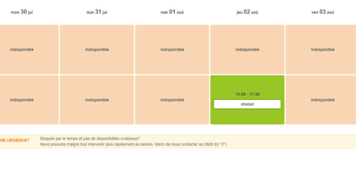 Certinergie - Agenda en ligne